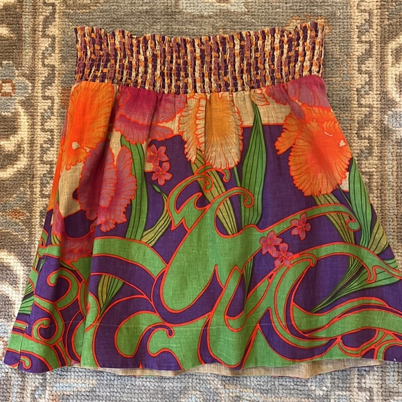 Free People Small Linen/Cotton Skirt - Picture 3 of 4